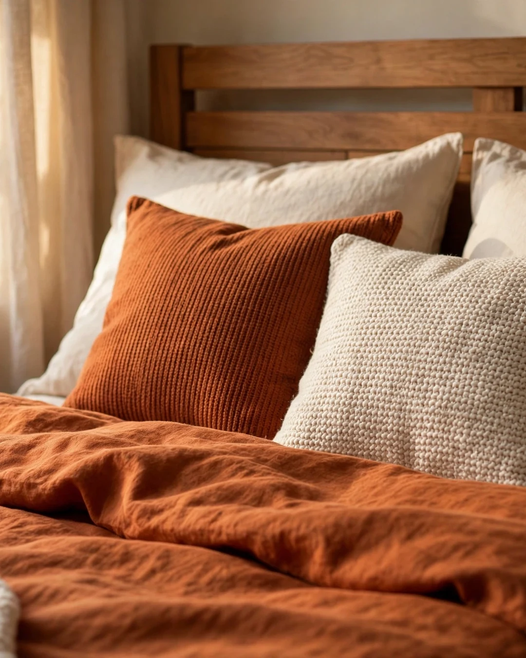 Start With Burnt Orange Bedding
