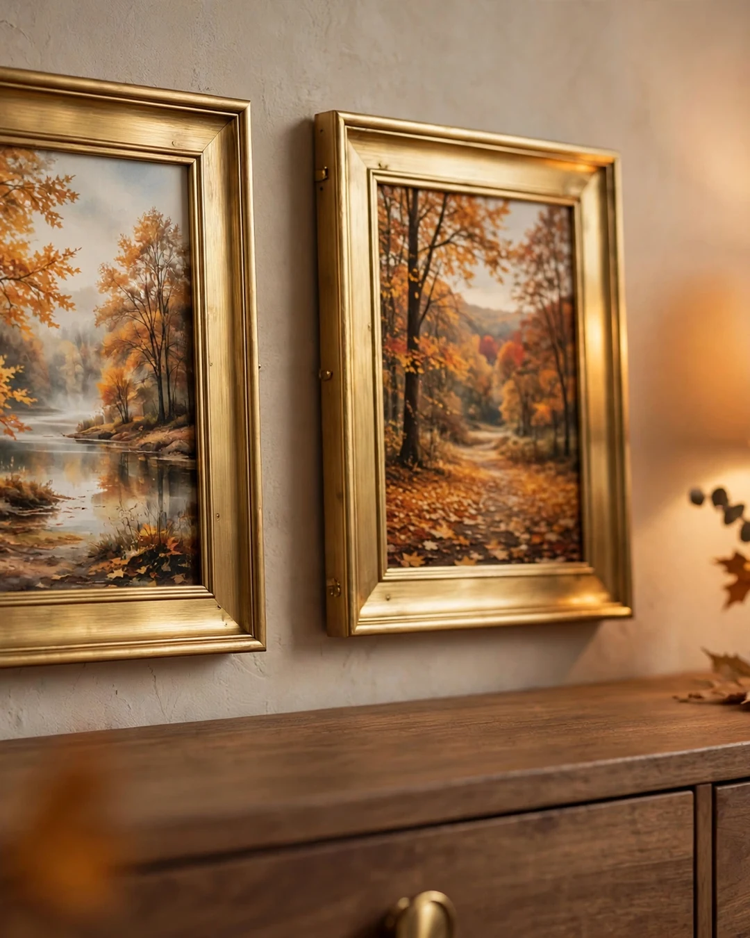 Frame Art in Brushed Gold