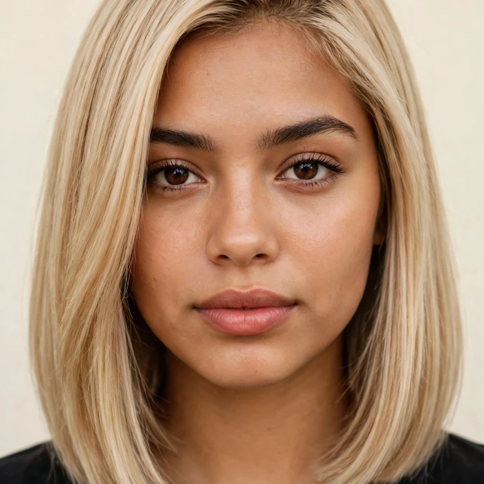 Almond Silk Shoulder-Length Cut