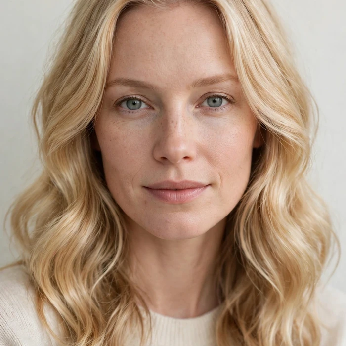 Almond Glow Winter Waves