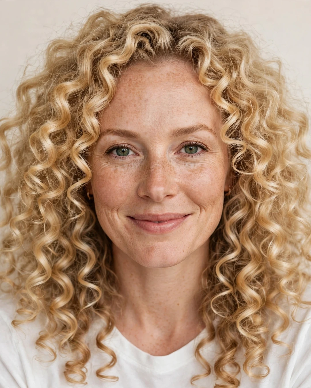 Buttercream Blonde Hair Curls