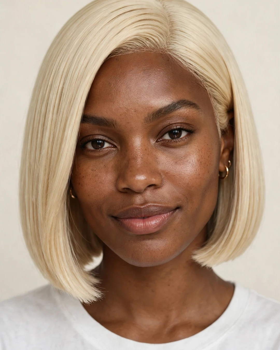 Buttercream Blonde Hair Bob