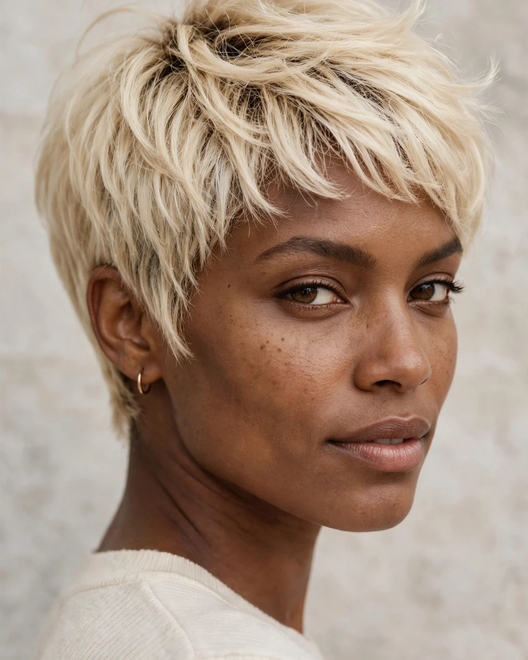 Buttercream Blonde Pixie