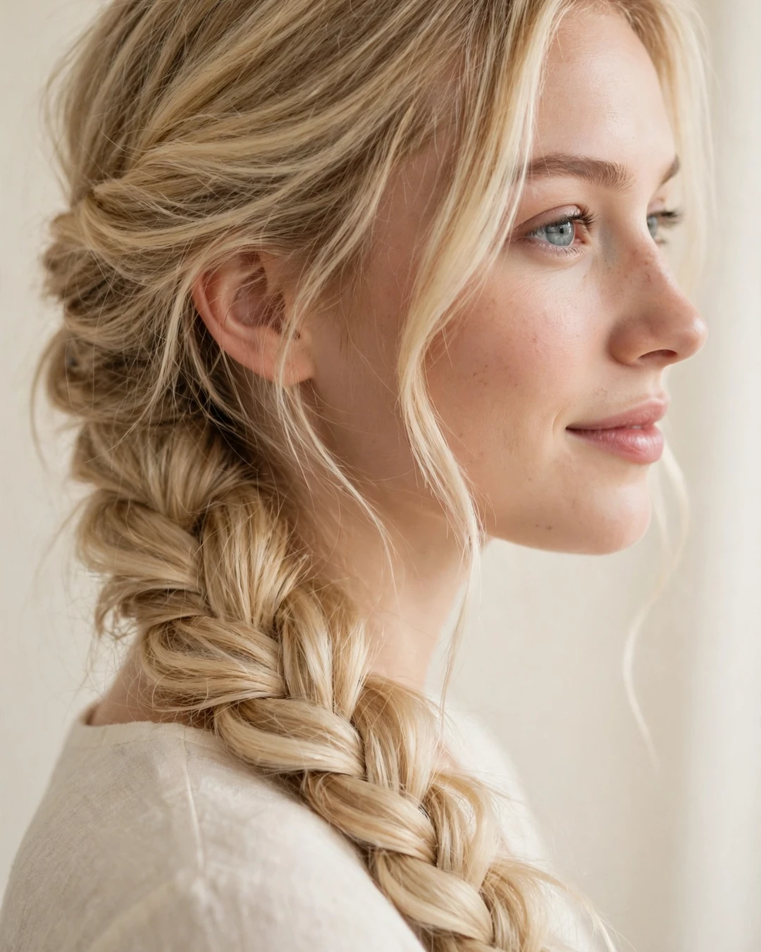 Buttercream Blonde Braids