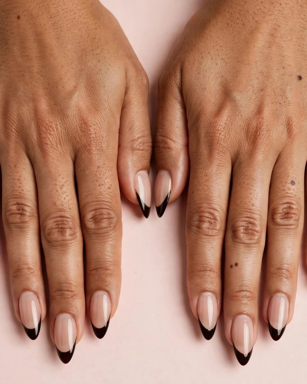 Black Cherry French Tips