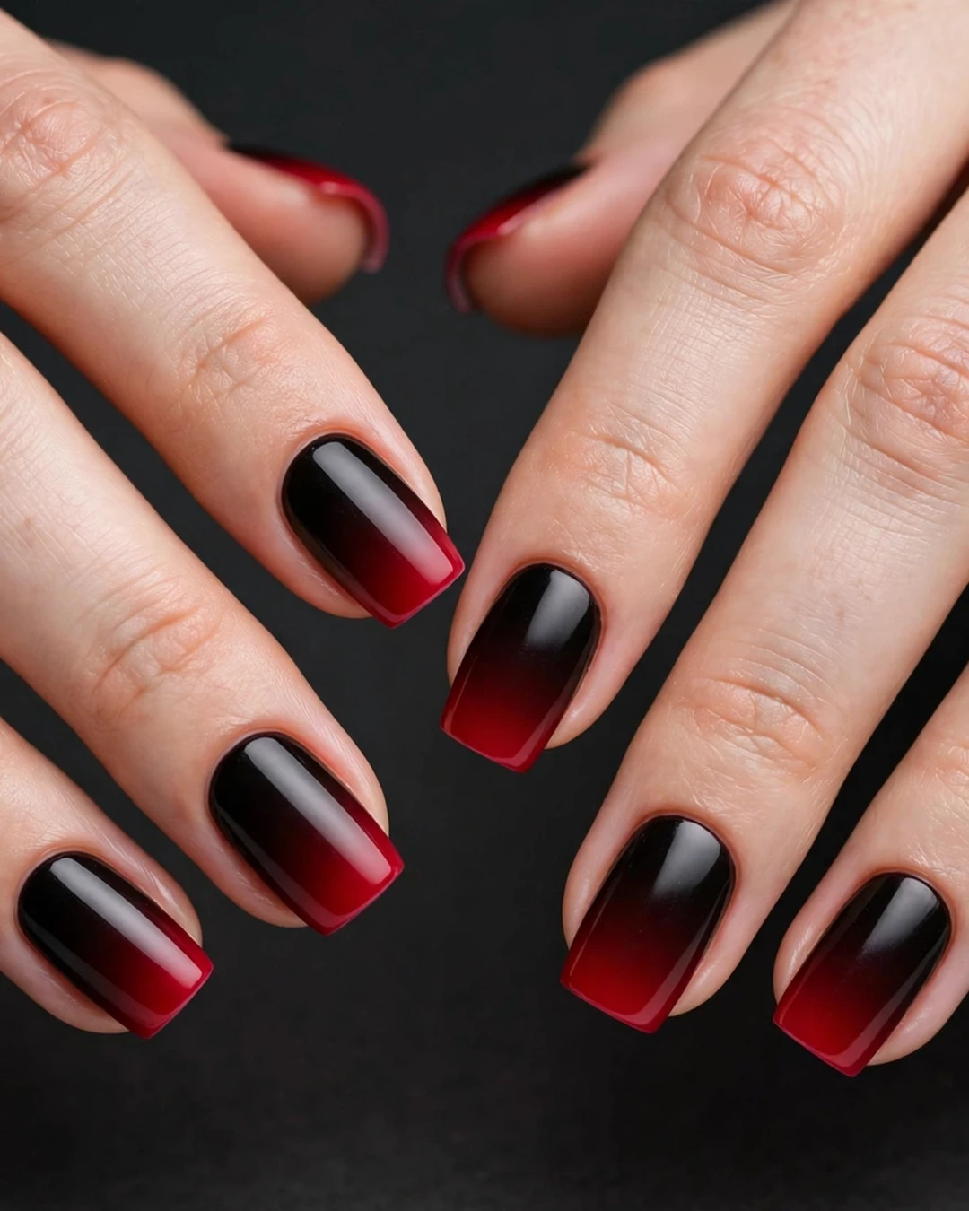 Black Cherry Ombre Fade
