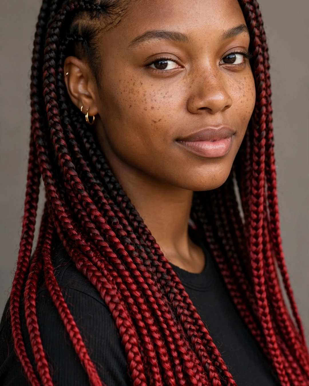 Black Cherry Box Braids