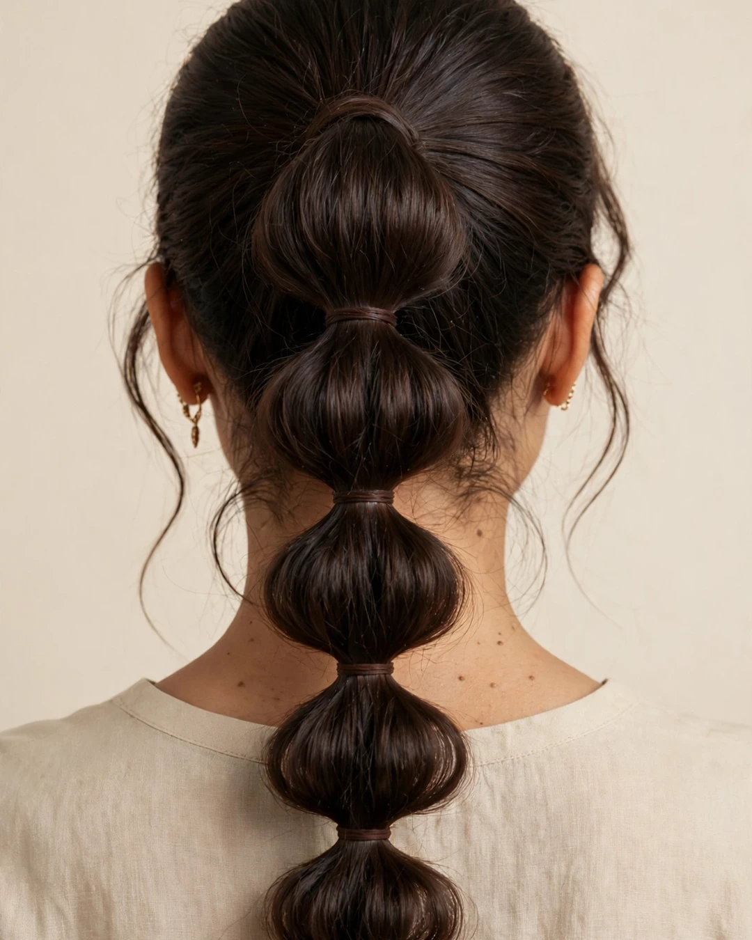 Bubble Braid Ponytail