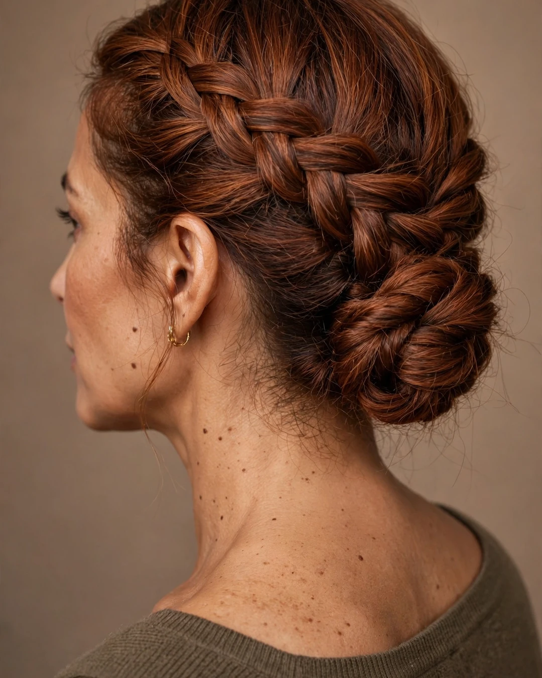 Dutch Braid Updo