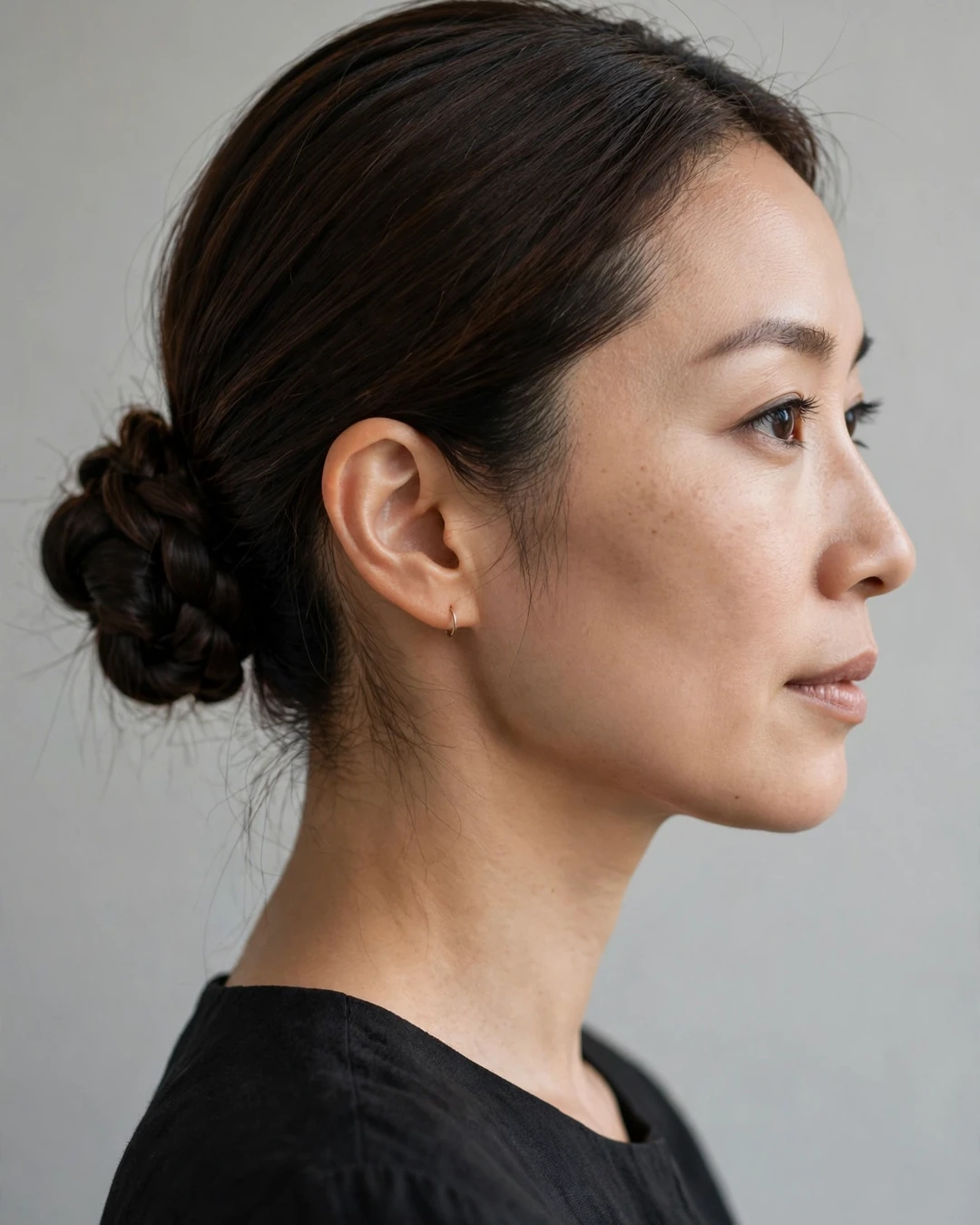 Braided Low Bun