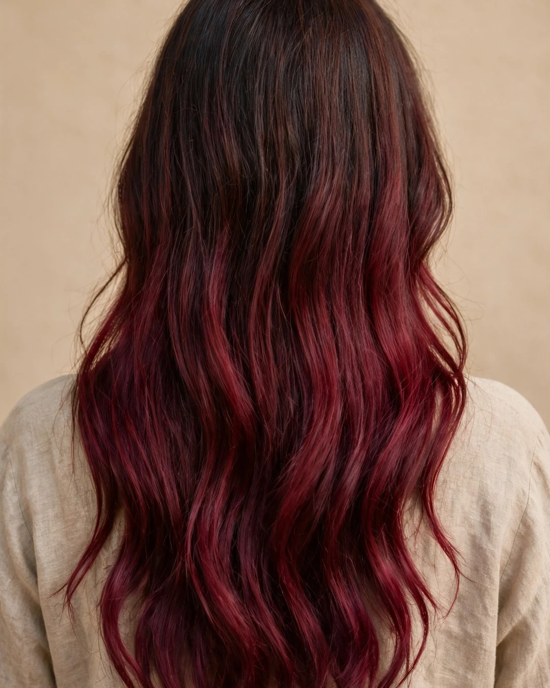 Burgundy Ombre