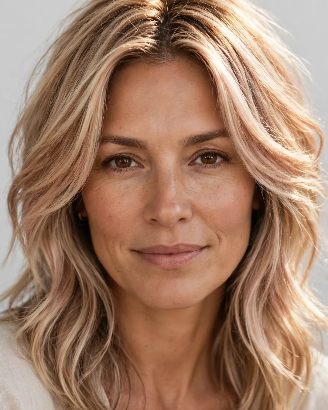 Golden Blush Blonde Highlights