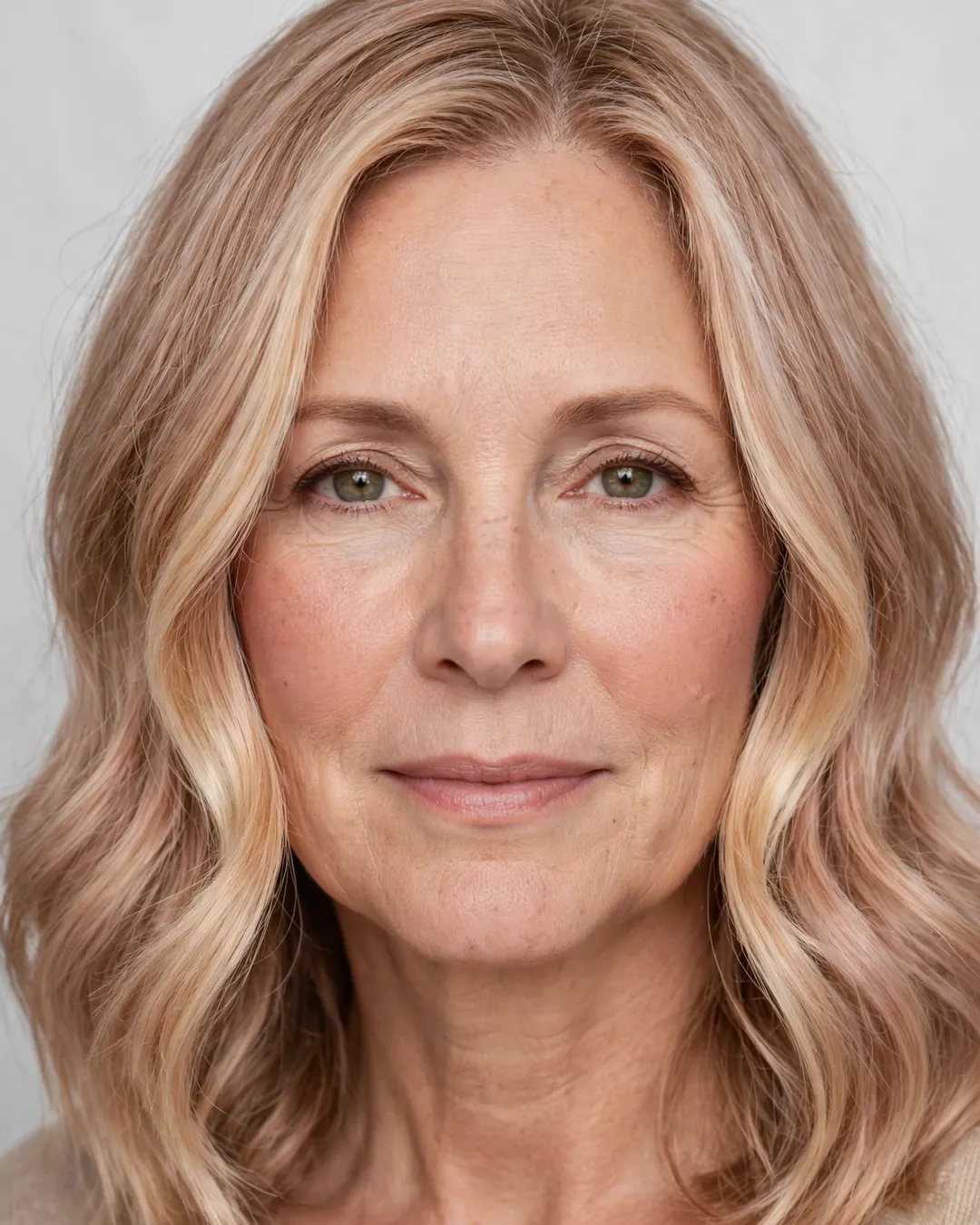 Face-Framing Blush Blonde Pieces