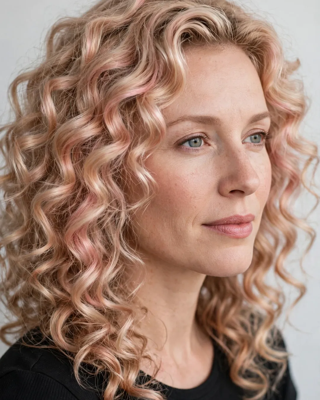 Blush Blonde Curls