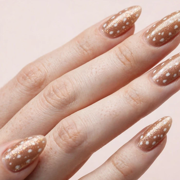 Glitter-Dusted Fawn Spots