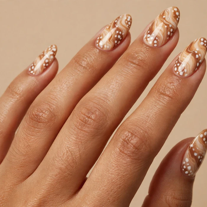 Caramel Marble with Fawn Spots