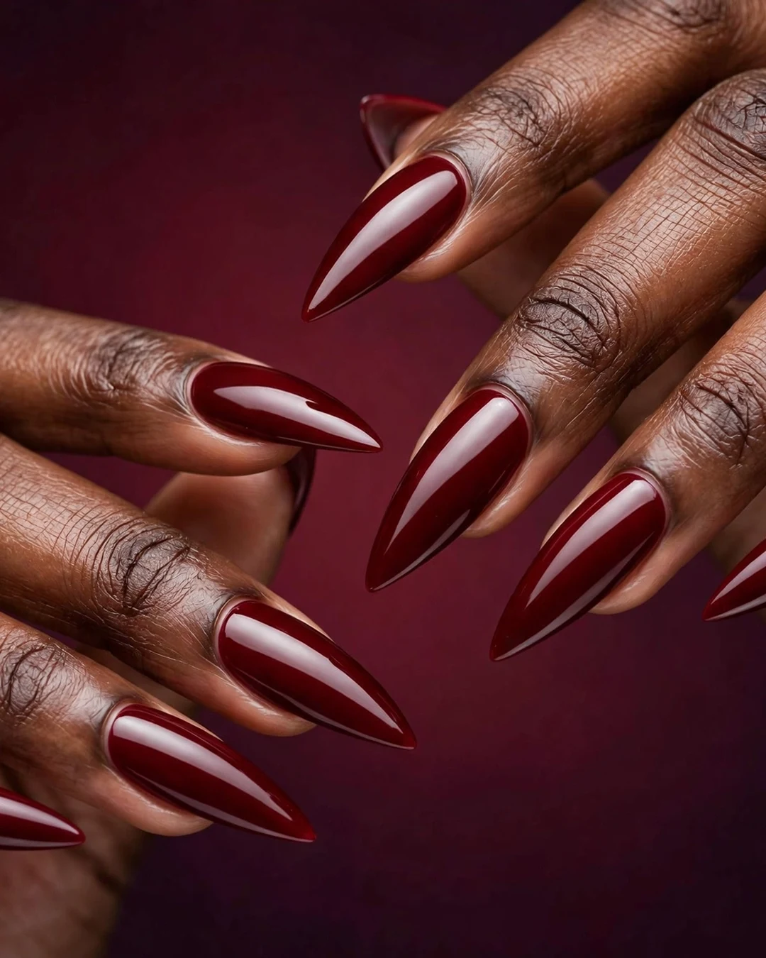Wine-Red Stiletto