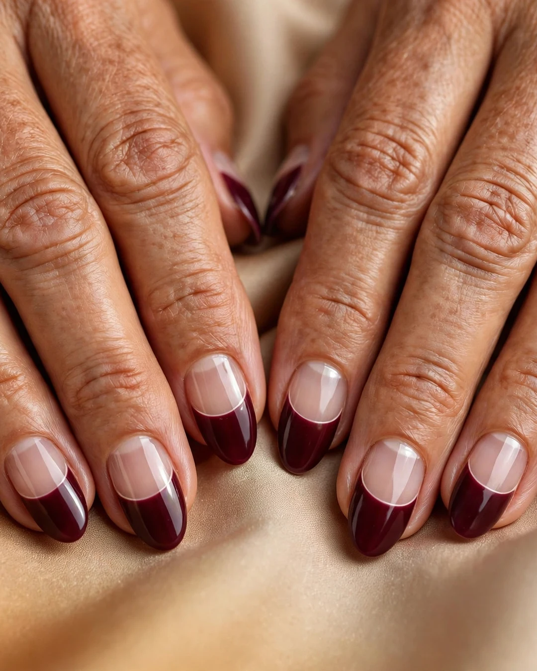 Burgundy Half-Moon