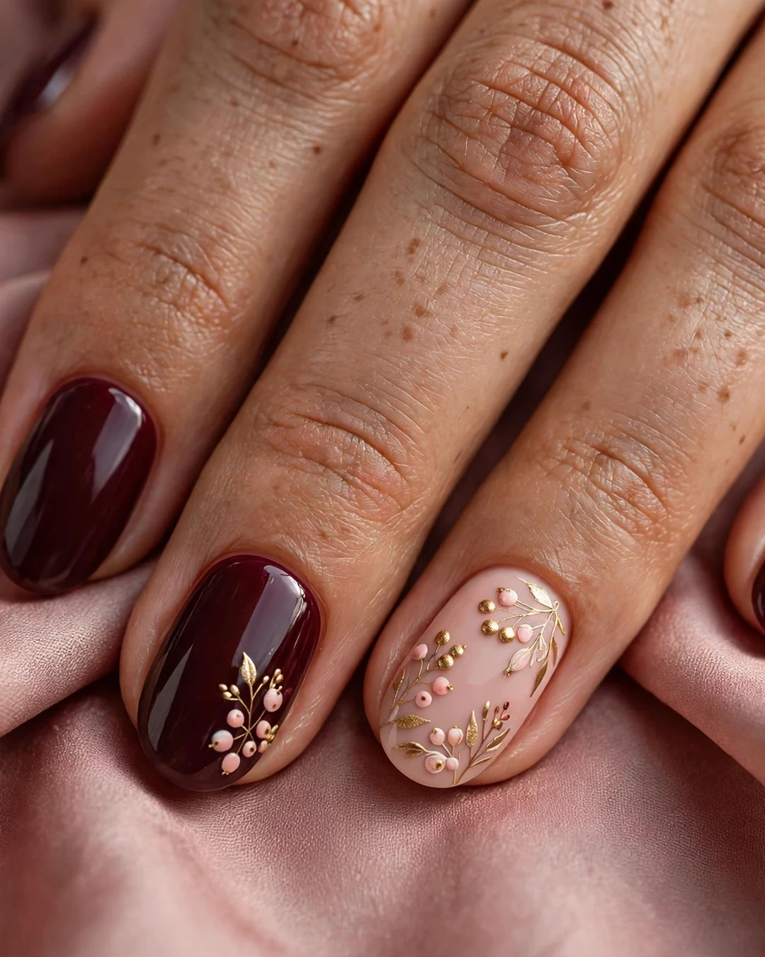 Dark Berry Florals