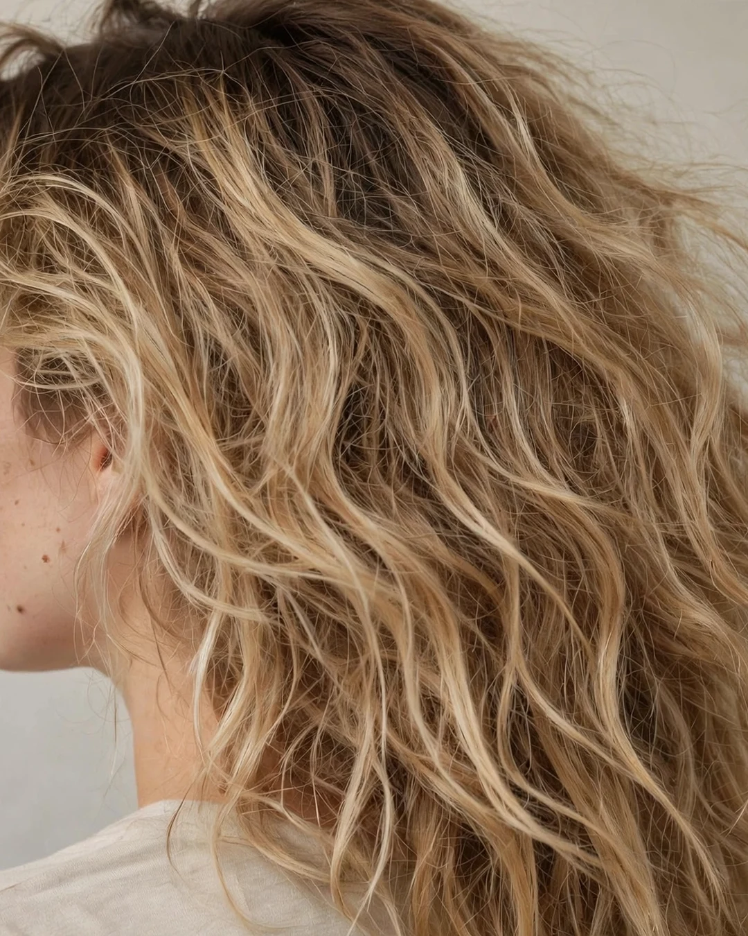 Grown-Out Bronde for Easy Upkeep