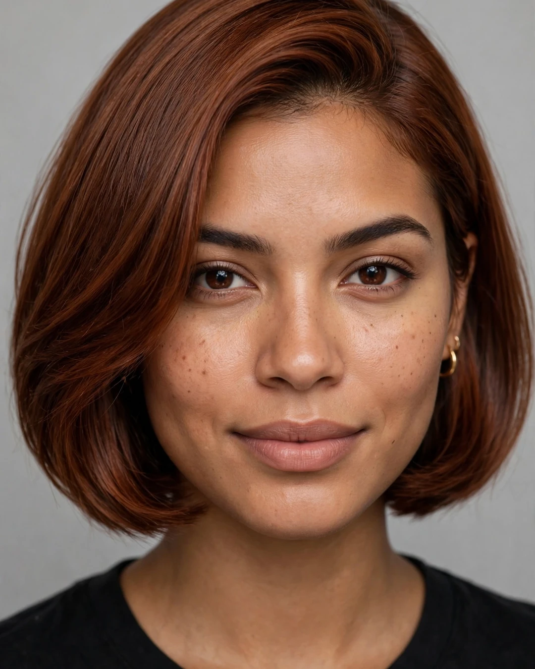 Classic Cinnamon Auburn Bob