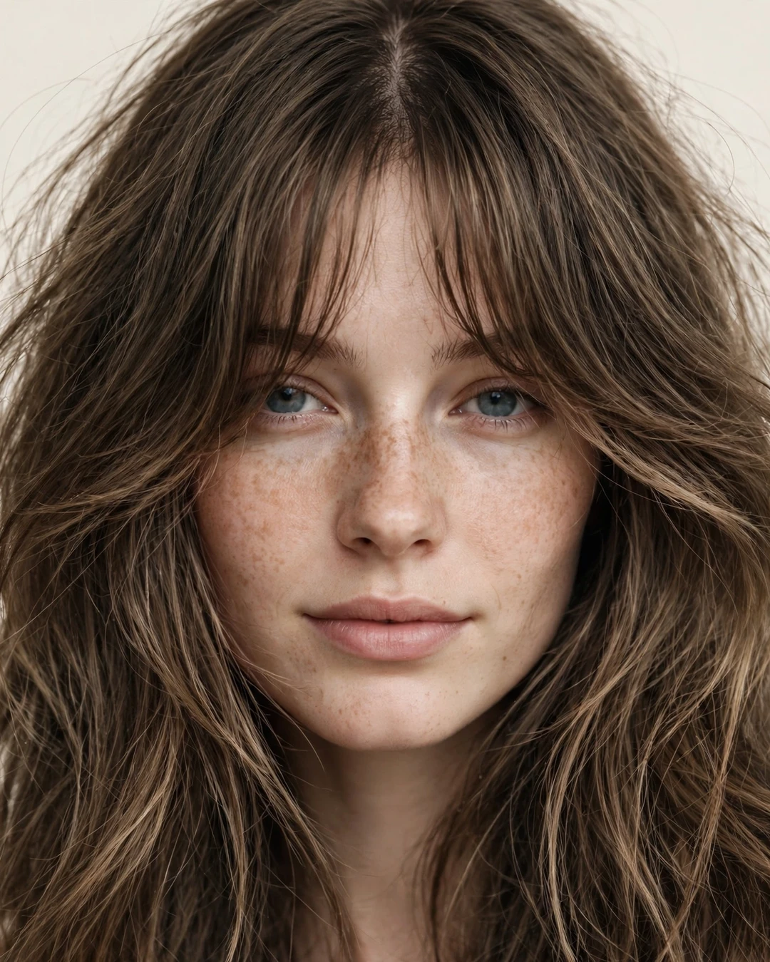 Classic Long Curtain Bangs