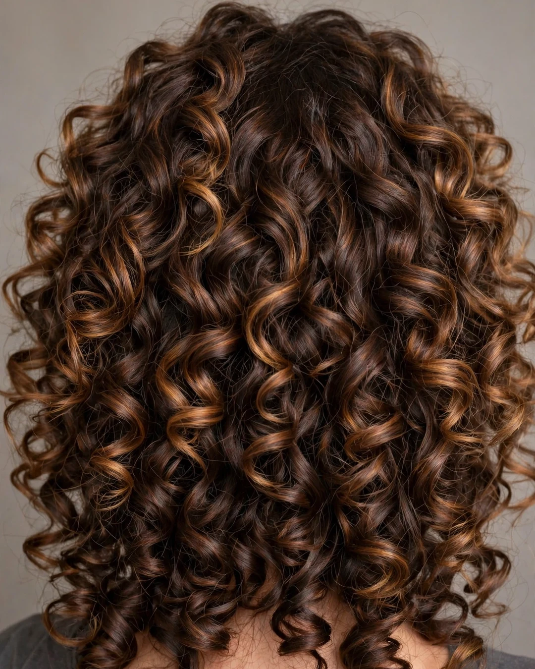 Caramel Balayage Curls
