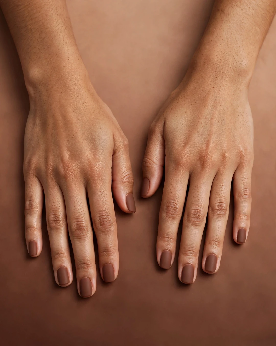 Matte Cocoa Nails
