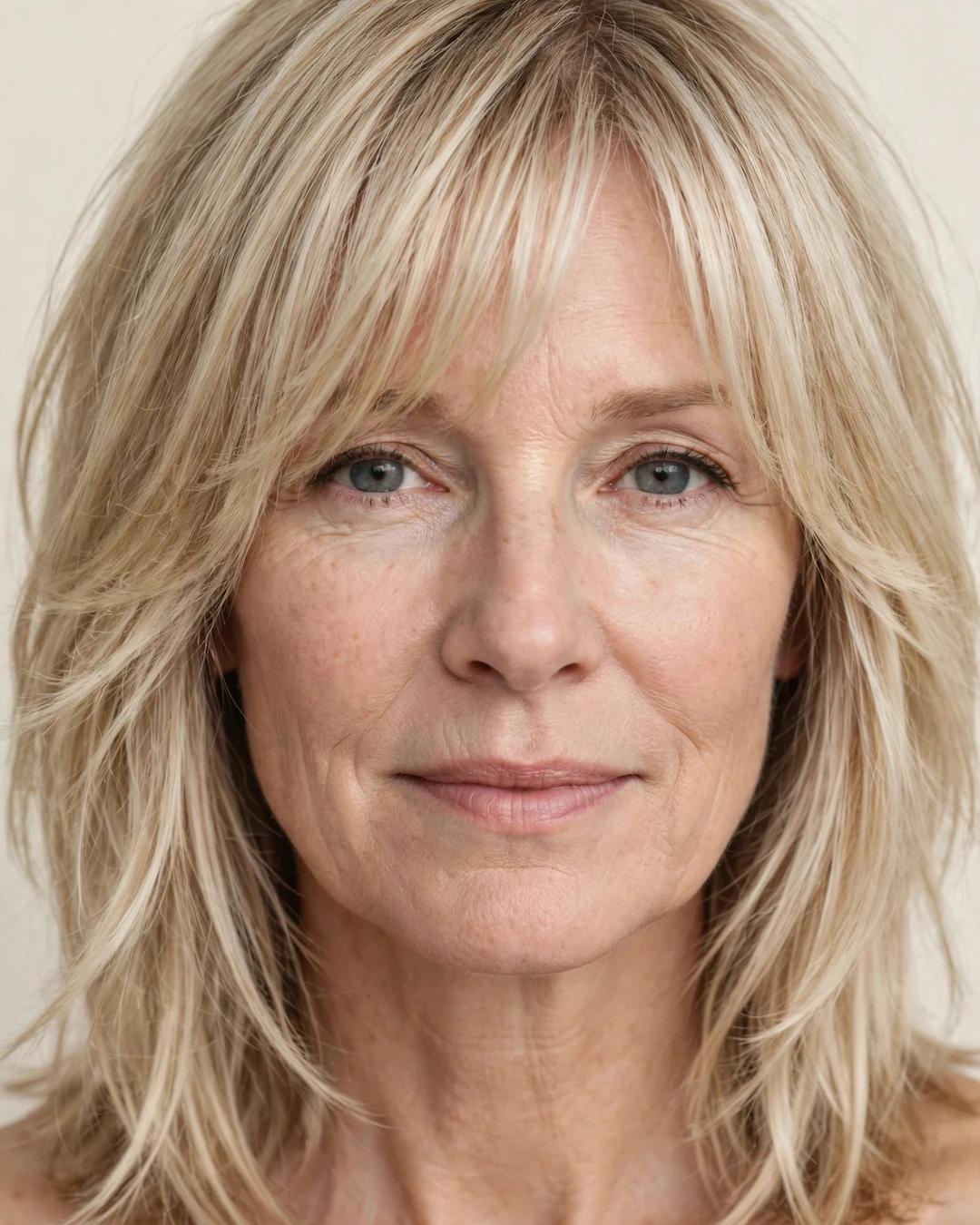 Feathered Curtain Bangs for Fine Hair
