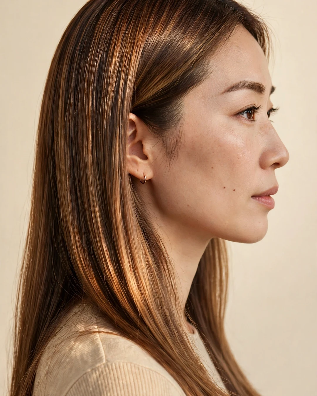Glossy Caramel Balayage Refresh
