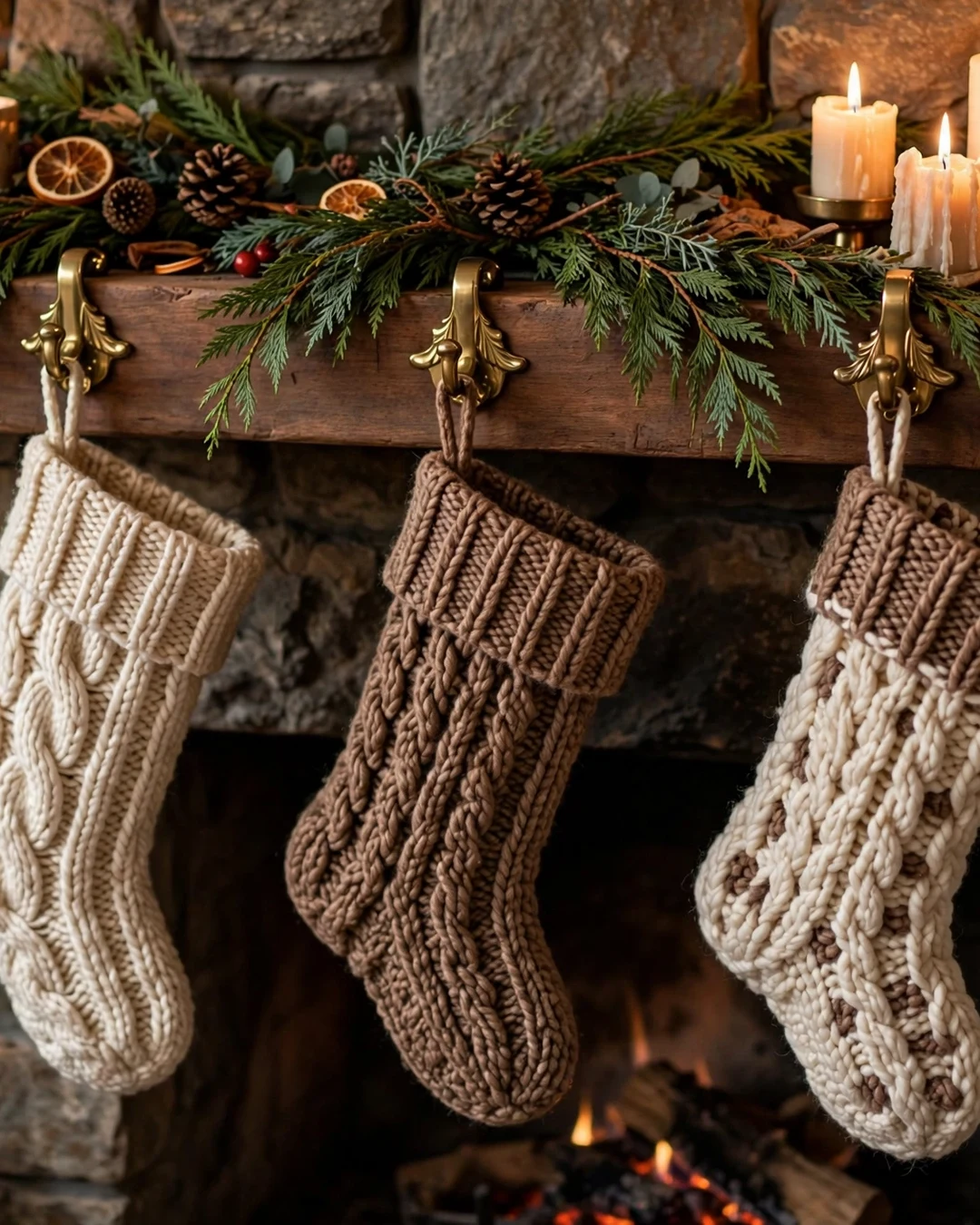 Chunky Knit Stocking Lineup