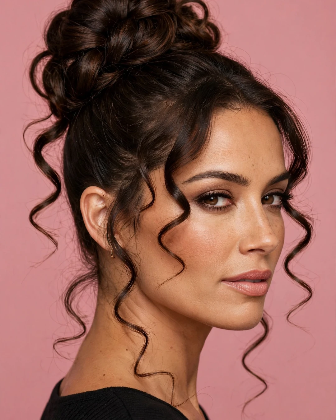 Pamela Anderson-Style Princess Buns