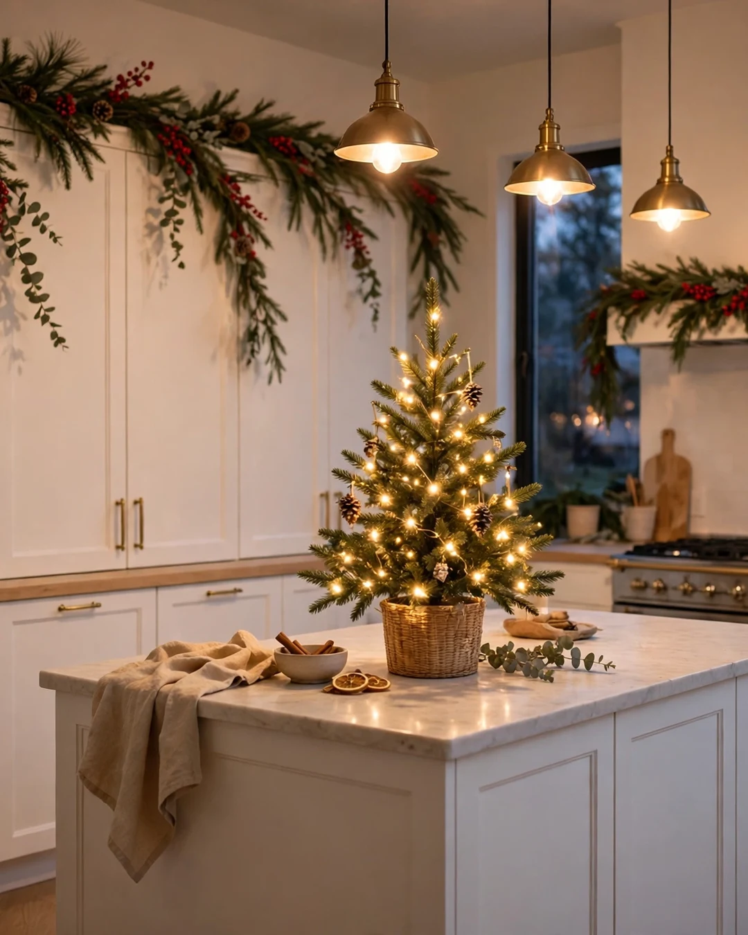 20 Christmas Kitchen Decor Ideas for a Warm Festive Holiday Home