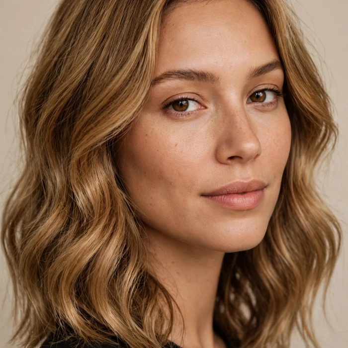 Loose Wave Collarbone Lob