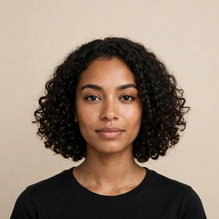 Curly Collarbone Lob