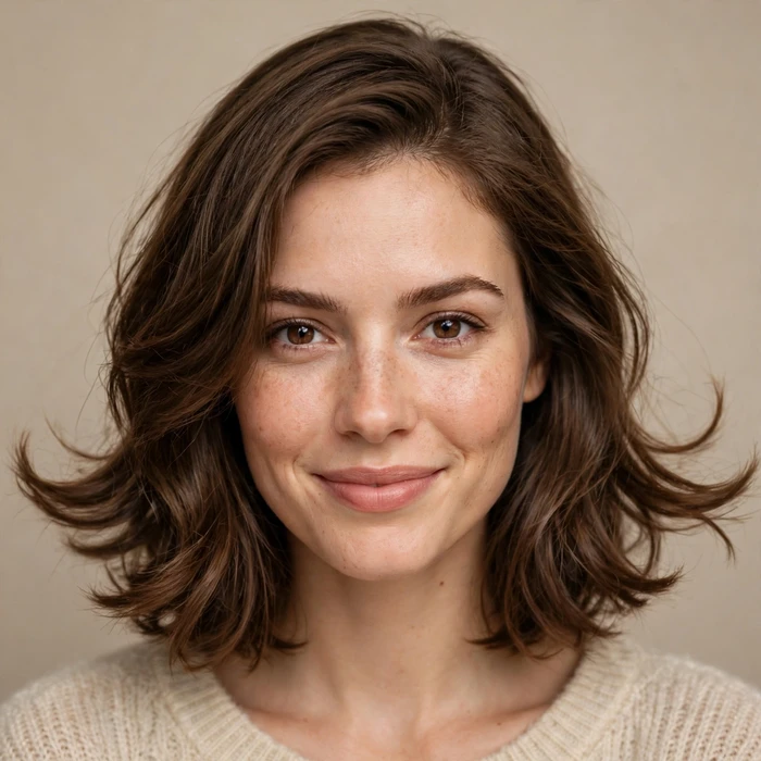 Collarbone Lob with Flipped Ends
