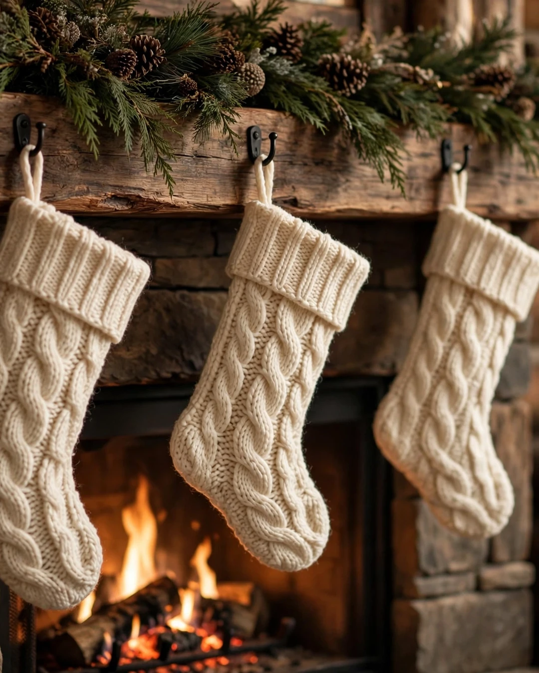 Chunky Knit Stockings