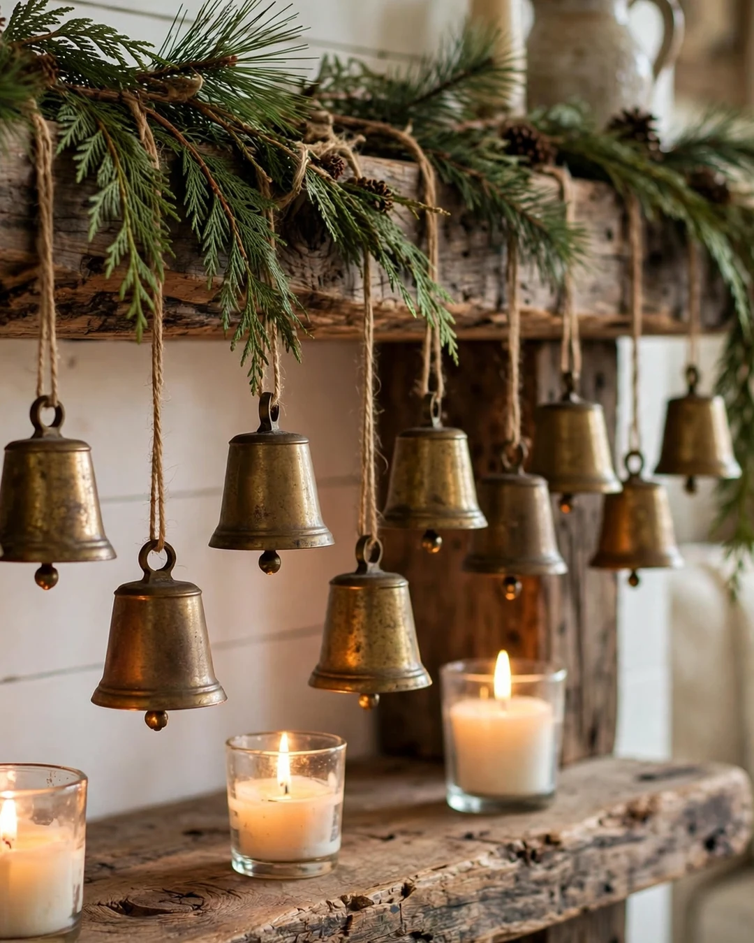 Vintage Brass Bell Strands