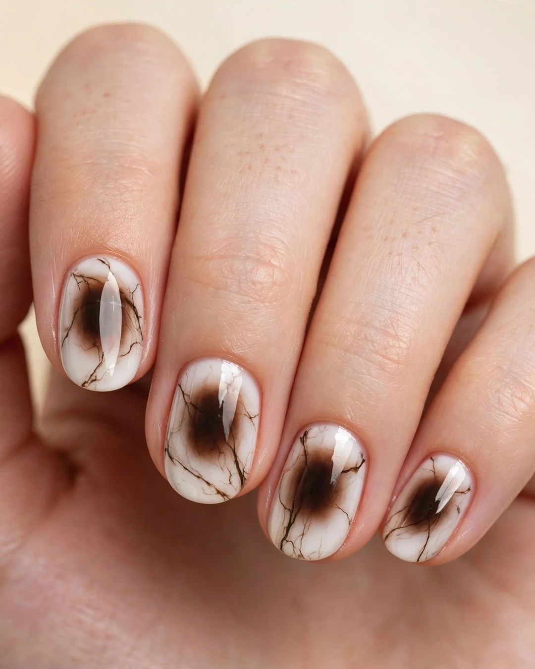 Espresso Aura Center Marble