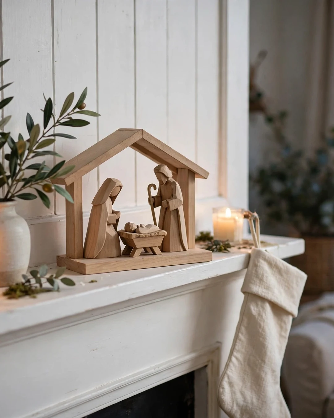 Simple Nativity Corner