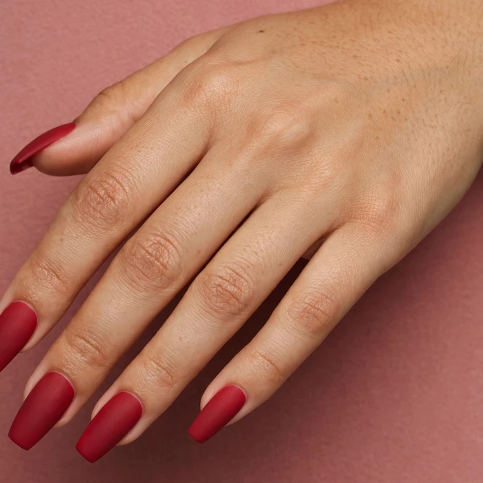 Matte Cranberry Elegance