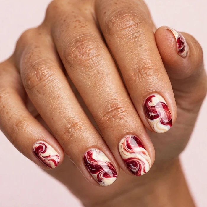Cranberry Cream Swirls