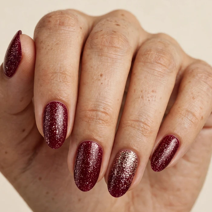 Cranberry and Champagne Glitter