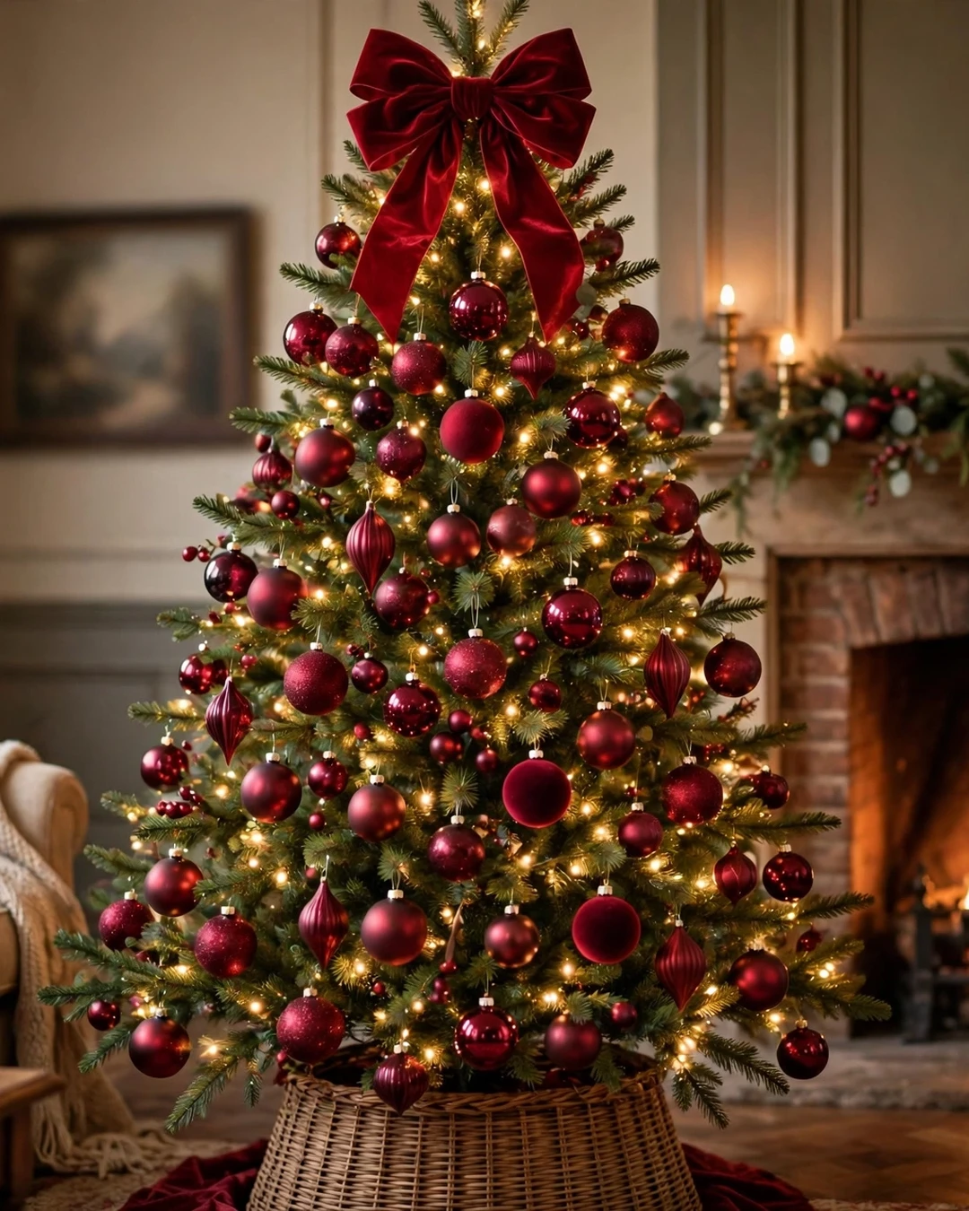 Classic Berry-Red Tree