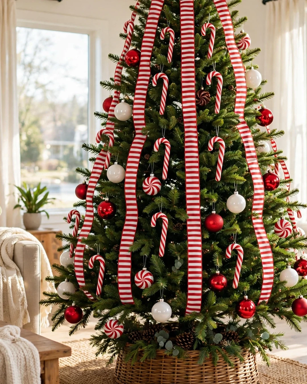 Candy Cane Stripe Tree