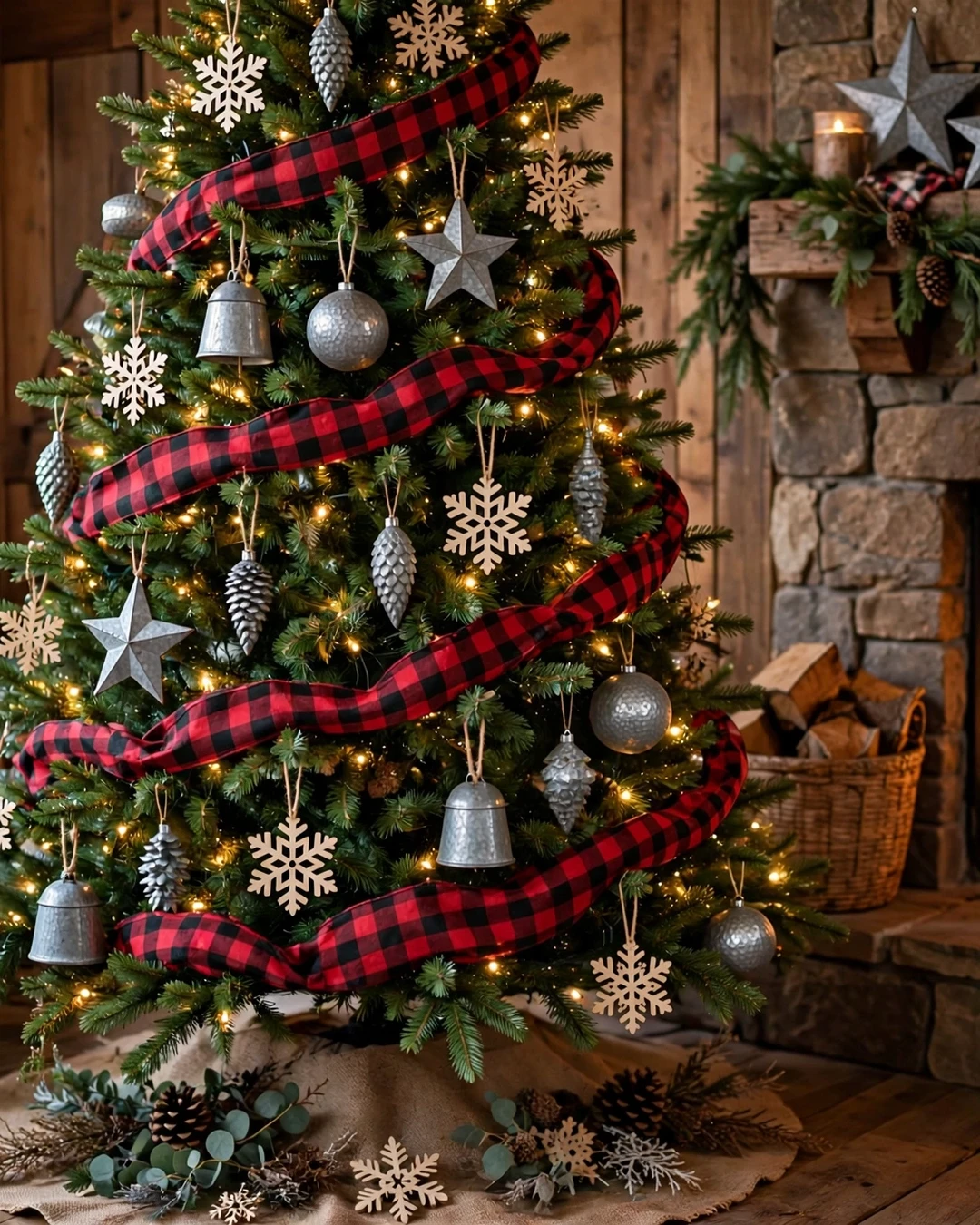 Buffalo Plaid Cozy Tree