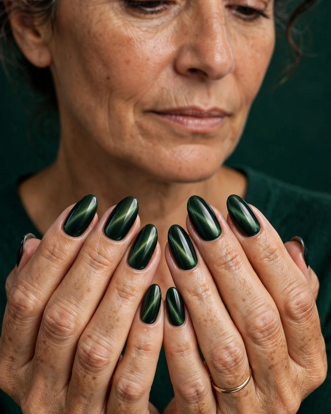 Velvet Cat-Eye Green