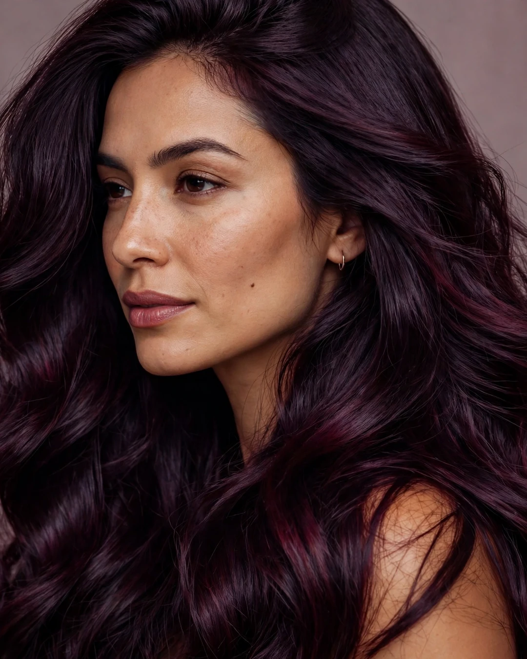 22 Dark Plum Hair Color Ideas for a Rich Winter Glow