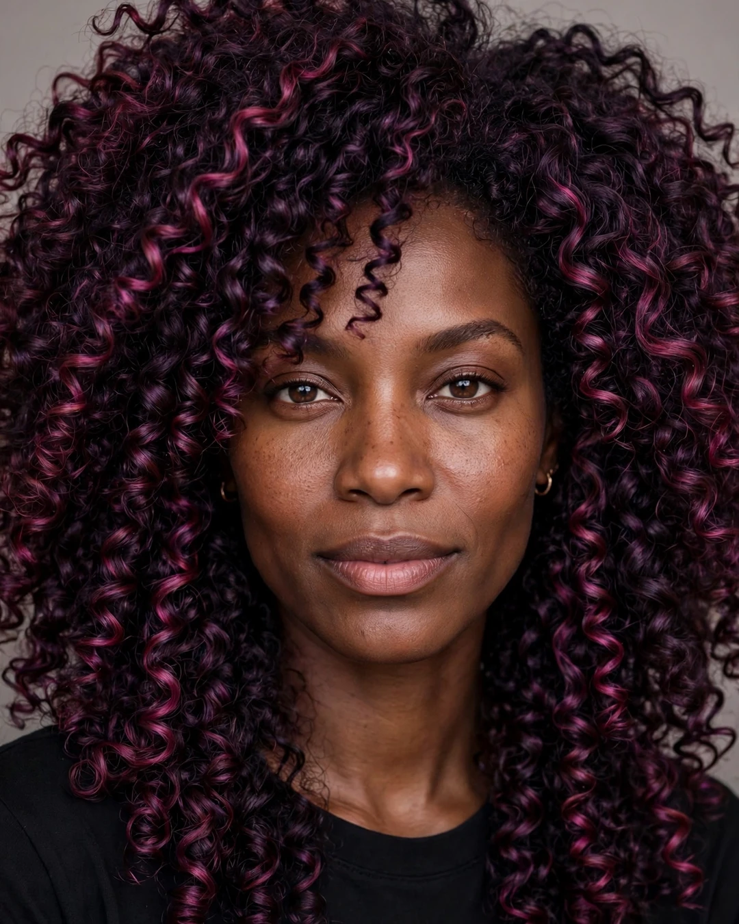 Midnight Plum Curls