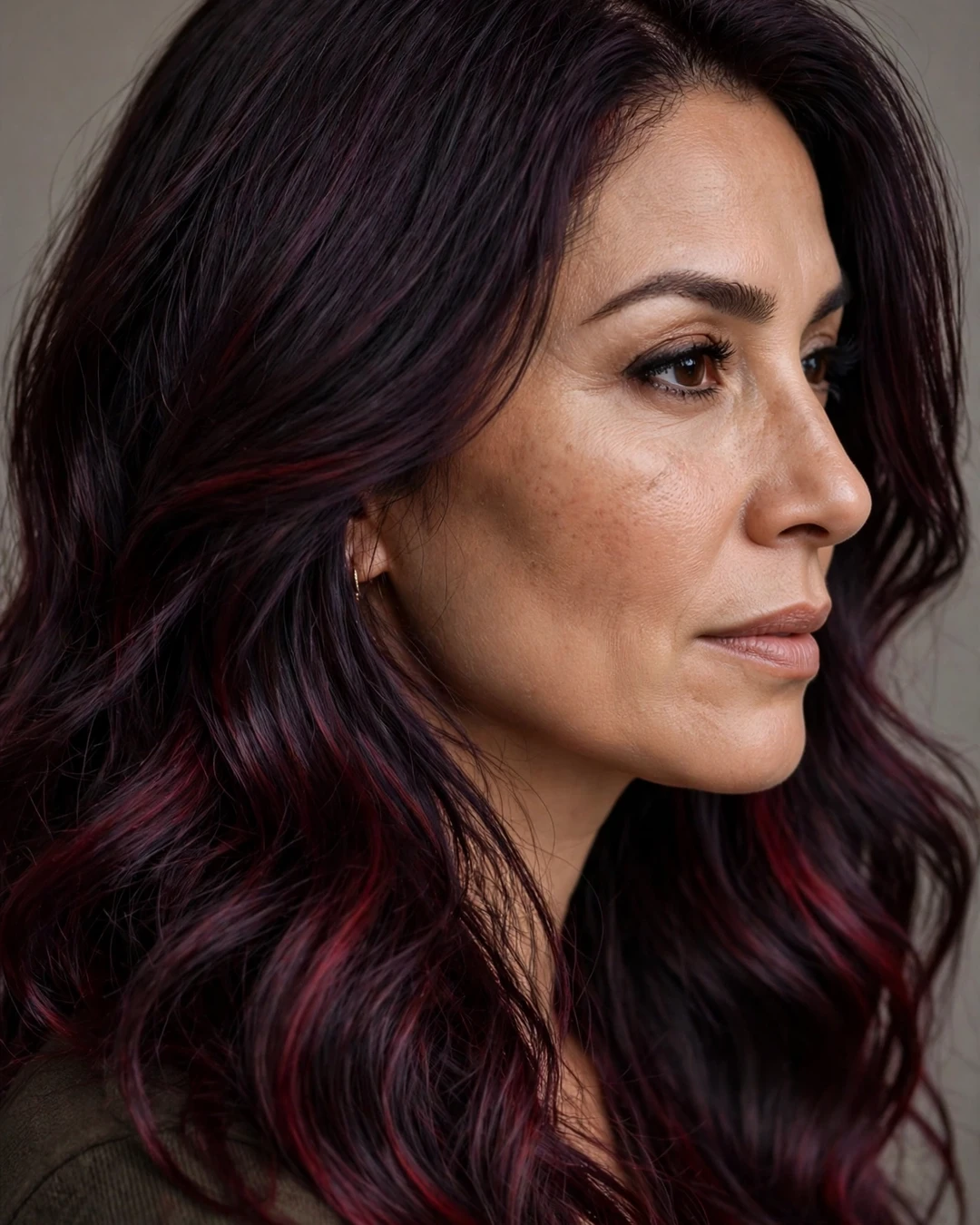 Red-Wine Plum Lowlights